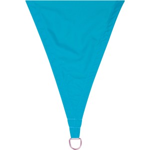 Blaues Perel Viereck-Sonnensegel, 500x500 cm, mit D-Ring zur Befestigung. Ideal für Garten & Terrasse.