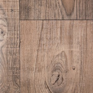 PVC-Bodenbelag Fasting Rustikal Grau, Meterware, 400 cm breit, Holzoptik.