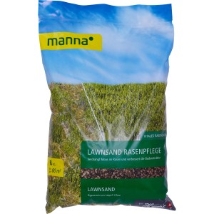 Sack Manna LawnSand 8kg: Rasensand zur Rasenpflege und Moosverdrängung.