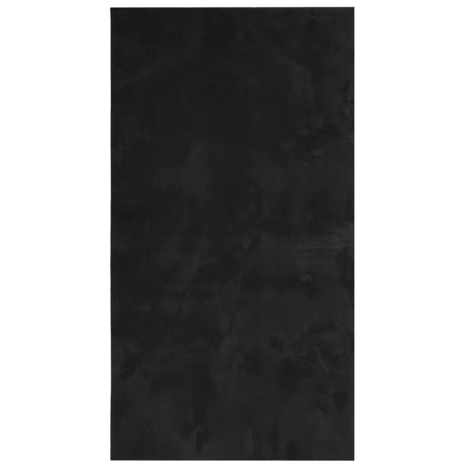 vidaXL Teppich HUARTE Kurzflor Weich und Waschbar Schwarz 60x110 cm 375108 günstig online kaufen
