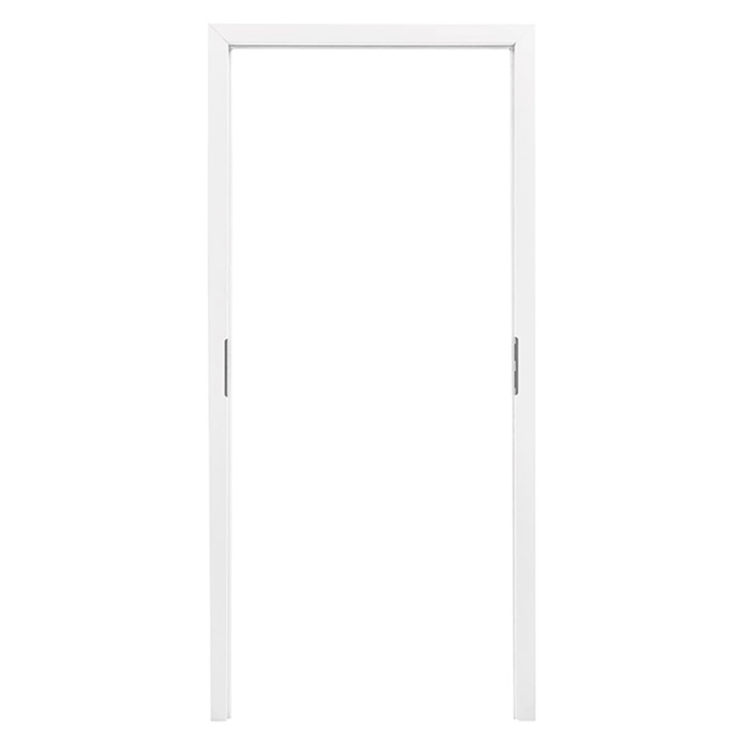 GetaDoor Blockzarge Dekor Weiß 73,5 cm x 198,5 cm x 4,5 cm Anschlag L