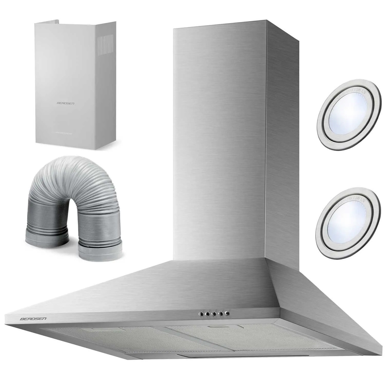 Berdsen Bt 213 Inox 60 Cm Kamin Dunstabzugshaube