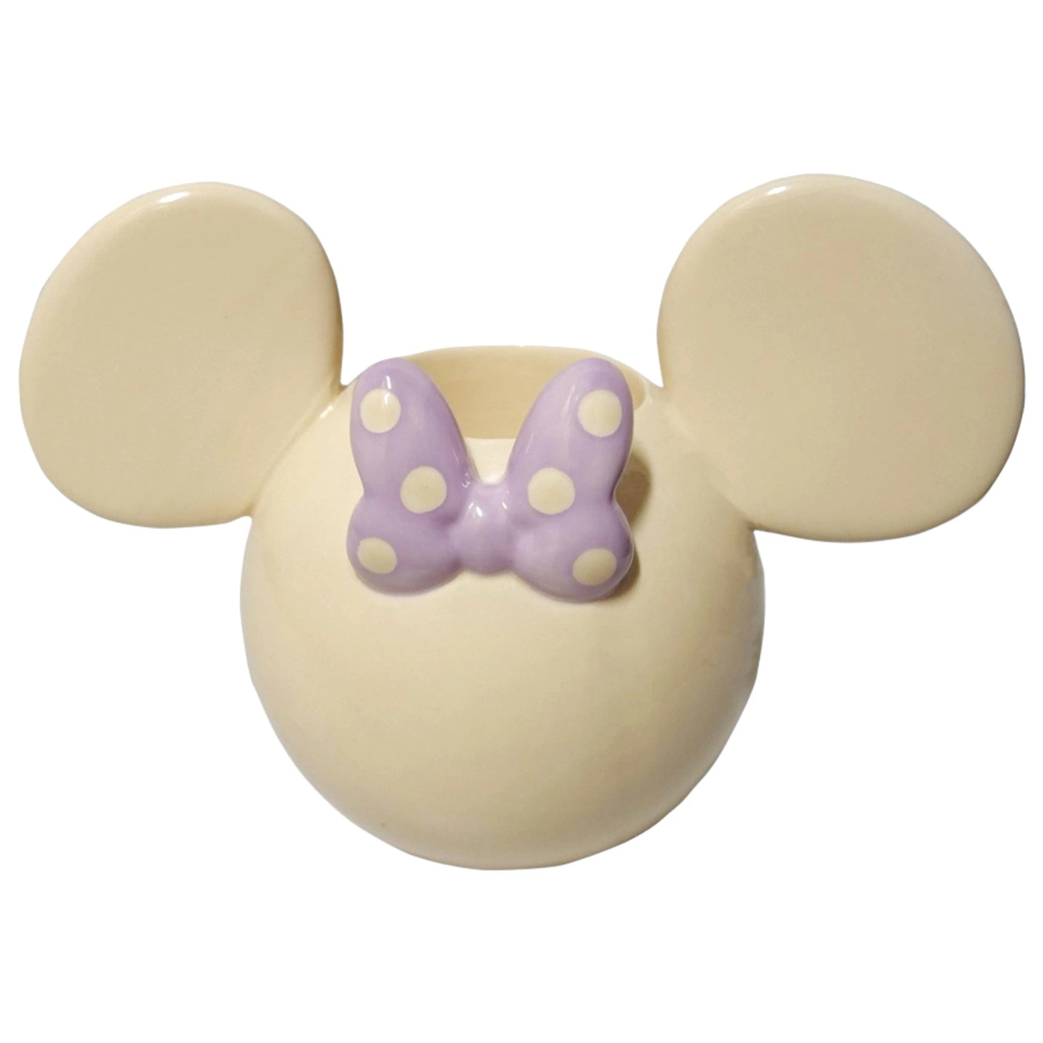 Disney Blumentopf Keramik 3D Minnie Creme 5 cm