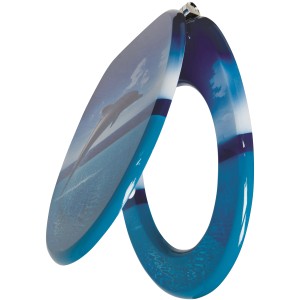 Sanitop-Wingenroth WC-Sitz Dolphin Dream mit Soft-Close und Delfin-Motiv.