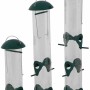 Siena Garden Vogelfutterspender Feeder Basic, Kunststoff grün, verschiedene Größen.