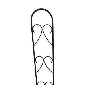 Clematis-Spalier Honey, 15x150 cm, Montana-Grün, aus Metall für Gartendekoration.