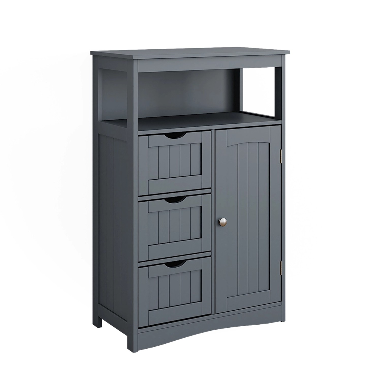 Vicco Midischrank Bianco Grau 56 x 87 cm