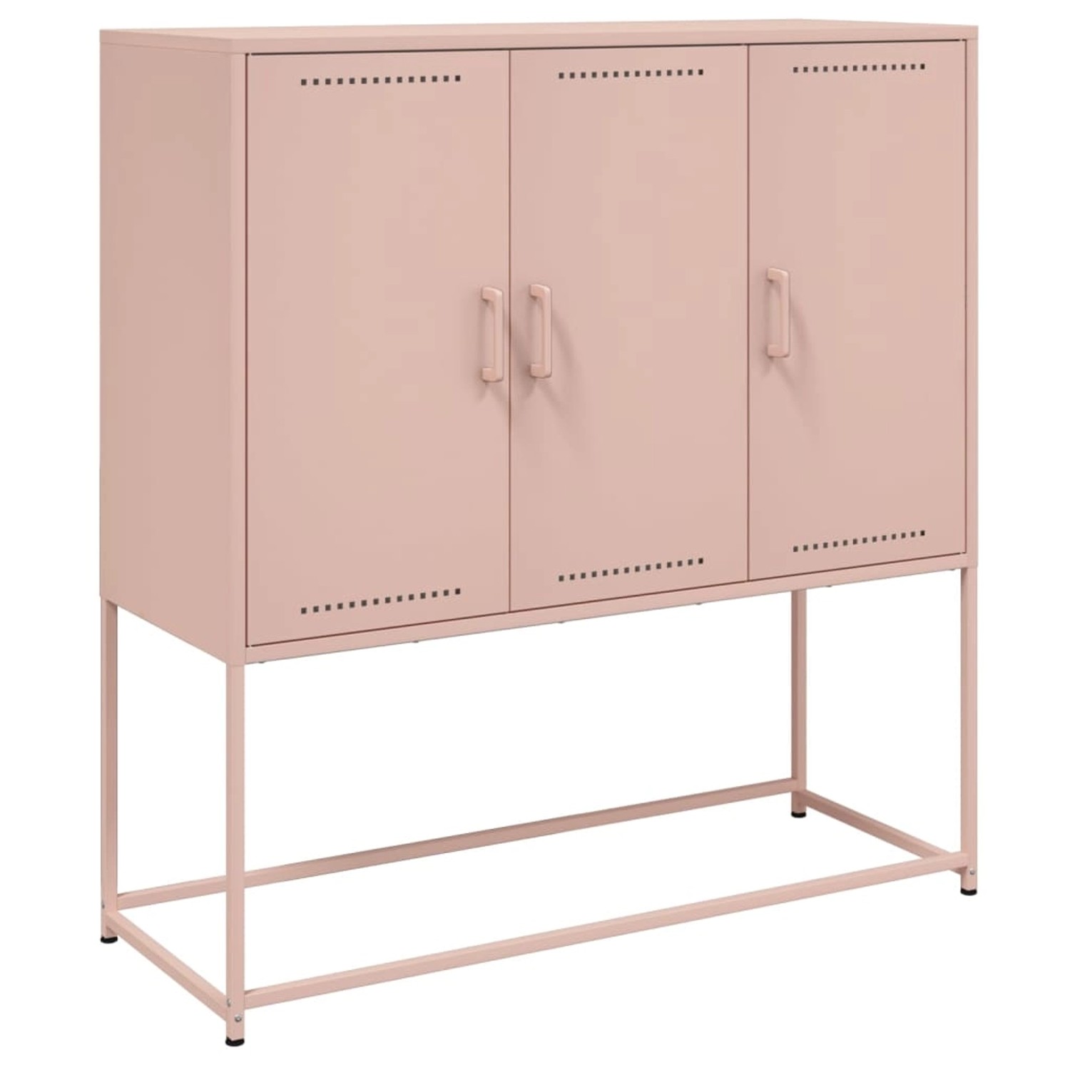 vidaXL Highboard Rosa 100,5x39x107 cm Stahl 846537 günstig online kaufen