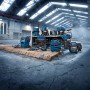 Bosch Professional GAS 18 V-1 Akku-Handstaubsauger (Solo) mit Zubehör. Kompakter, blauer Handsauger für Werkstatt & Baustelle.