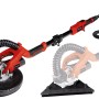 Einhell Trockenbauschleifer TC-DW 225 X mit rundem Schleifteller und Absaugschlauch.