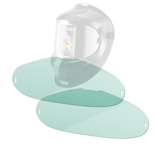 STAHLWERK Vorsatzscheiben 2er Set für Schweißhelm ST 800 PV, transparent.