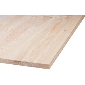 Massivholzplatte Kiefer Natur, 80x20x1,8cm, für Möbelbau & Regalböden.