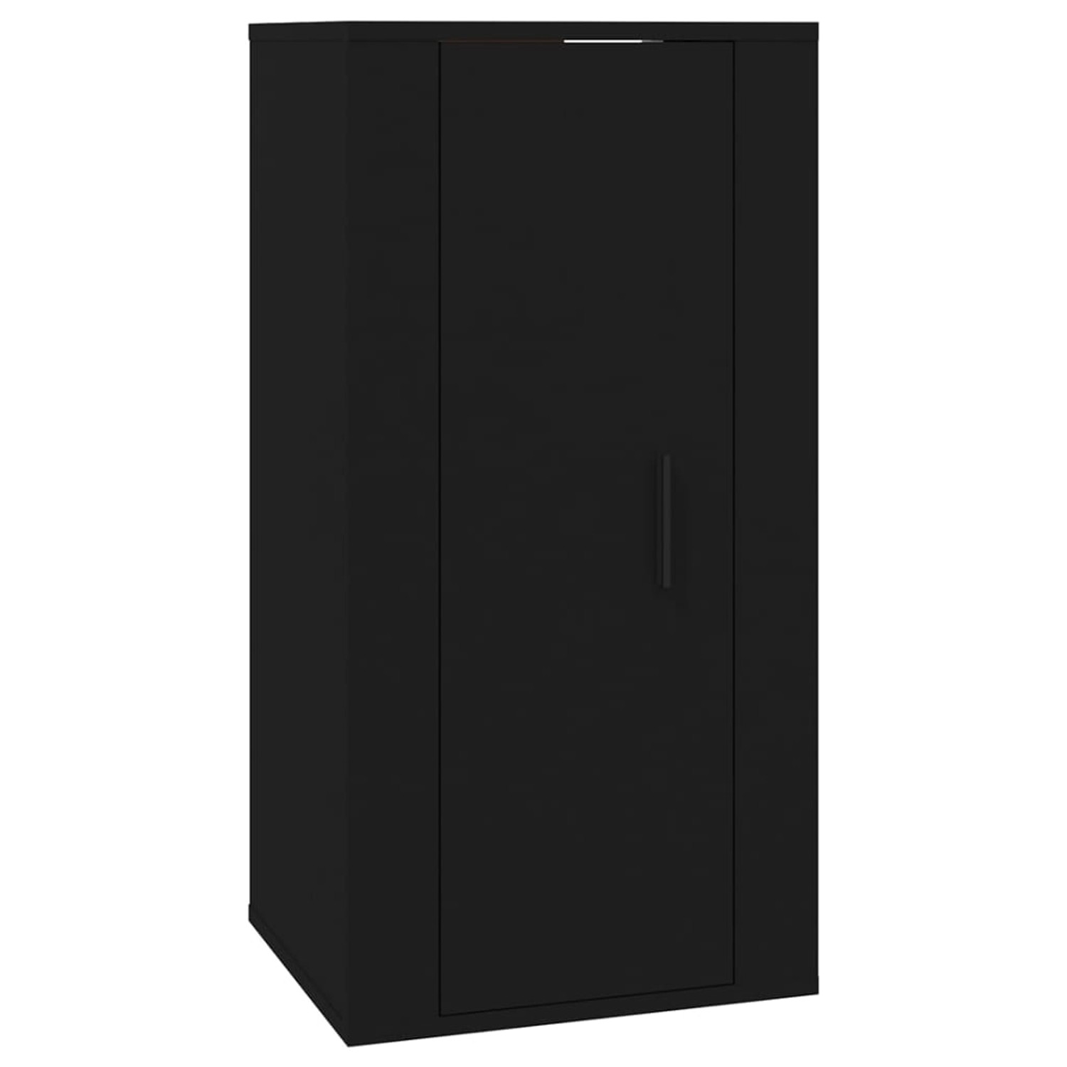 Vidaxl Tv-wandschrank Schwarz 40x34,5x80 Cm günstig online kaufen