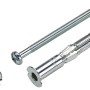 LUX Metallhohlraumdübel (6x65 mm, 2 Stk.) mit Schraube für Gipskarton- und Spanplatten.