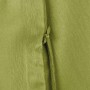 Detailaufnahme: Grüne Arsvita Kissenhülle Alessia (40x40 cm) mit Reißverschluss.