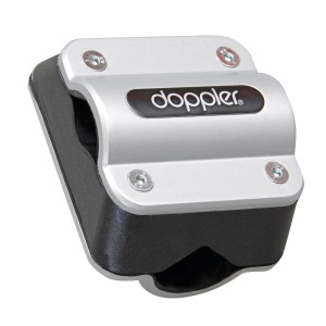 Doppler Balkonklammer Vario bis 32 mm für Sonnenschirme, silberfarben.