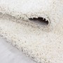 Cremefarbener Ayyildiz Hochflorteppich (80x150 cm) mit flauschigem Flor.