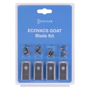 ECOVACS Ersatzmesser für GOAT Mähroboter, 12 Stück inkl. Schrauben.