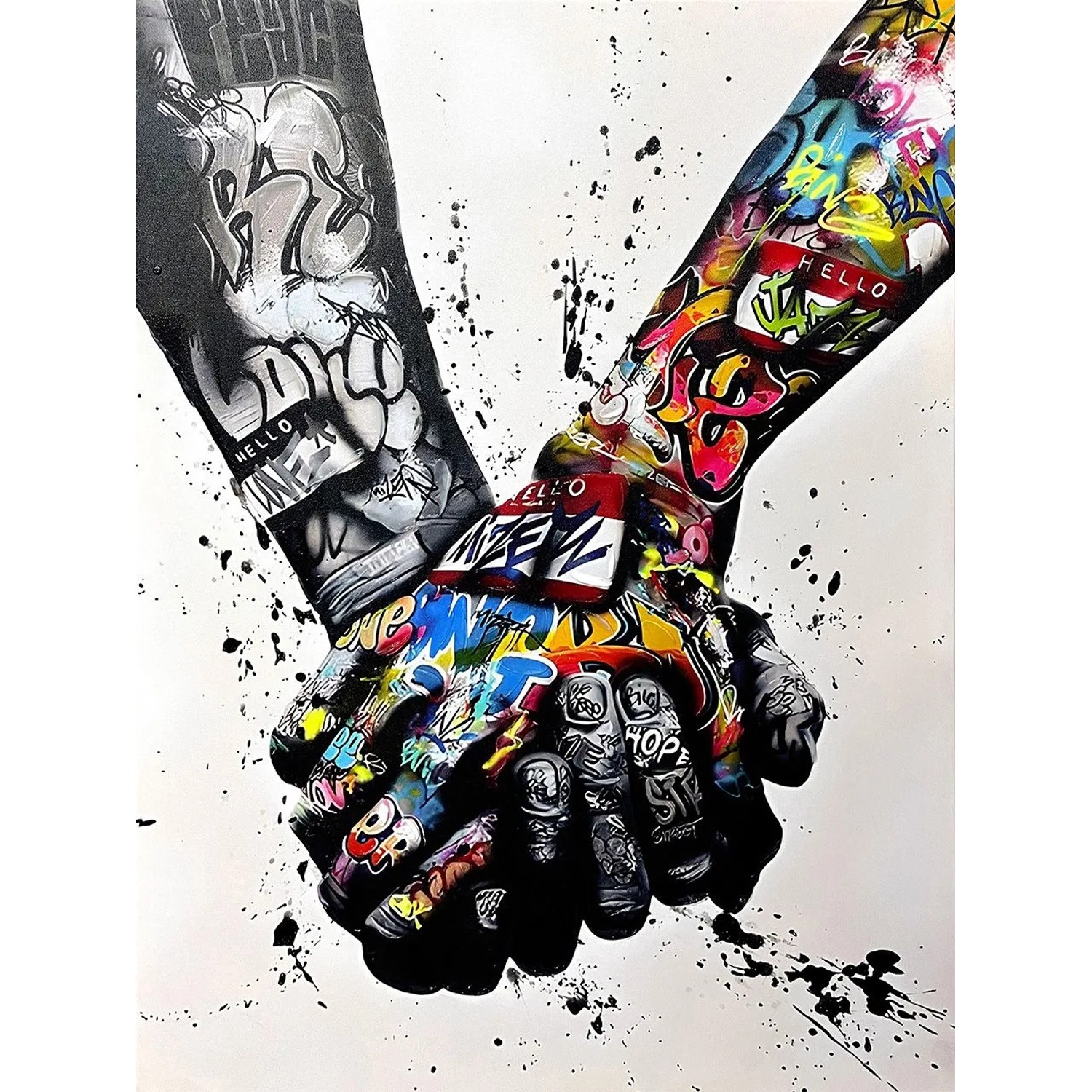 Art Universe Leinwandbild Strong Friendship 30 x 40 cm
