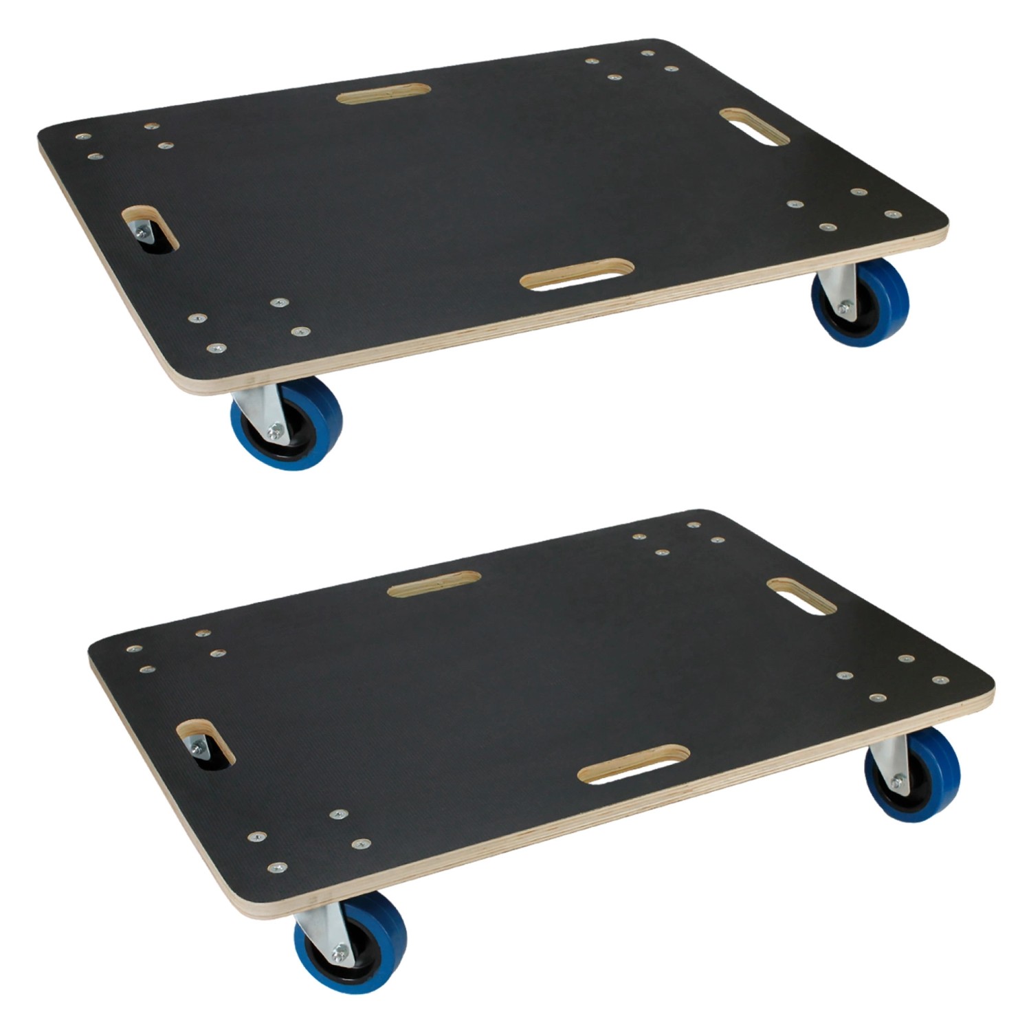 ECD Germany 2Er Set Transportroller 60x80 cm bis 800 kg Siebdruckplatte PP- günstig online kaufen
