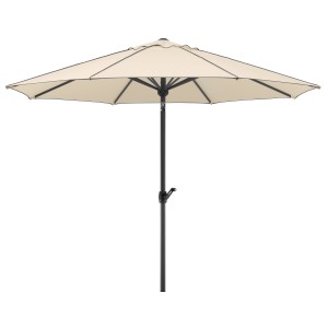 Schneider Marktschirm Adria, Ø 300 cm, natur, mit Knickfunktion für optimalen Schatten.