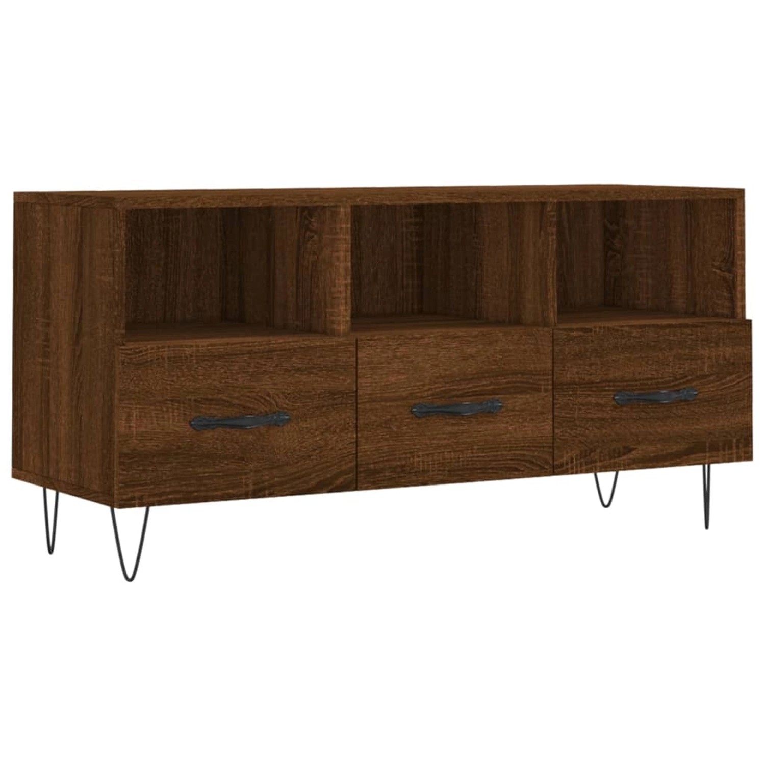VidaXL TV-Schrank Braun Eichen-Optik 102x36x50 cm Holzwerkstoff  Modell 4 günstig online kaufen