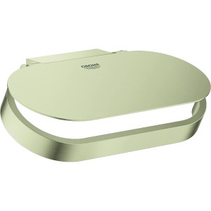 Grohe Selection WC-Papierhalter mit Deckel, Nickel gebürstet.