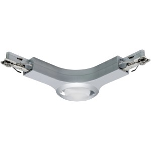 Paulmann URail LED-L-Verbinder für Schienensysteme, Chrom matt.