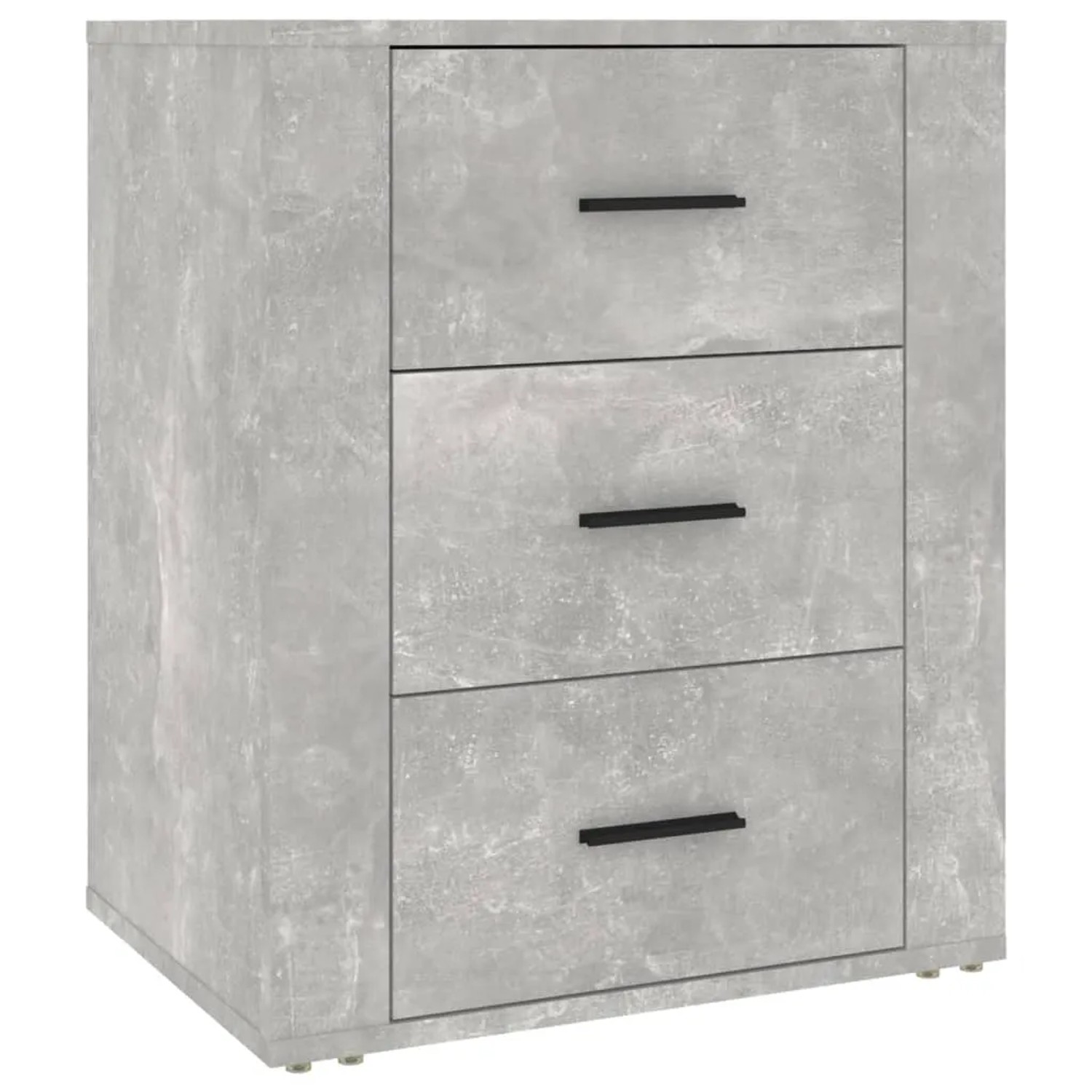 vidaXL Nachttisch Betongrau 50x36x60 cm Holzwerkstoff 816716