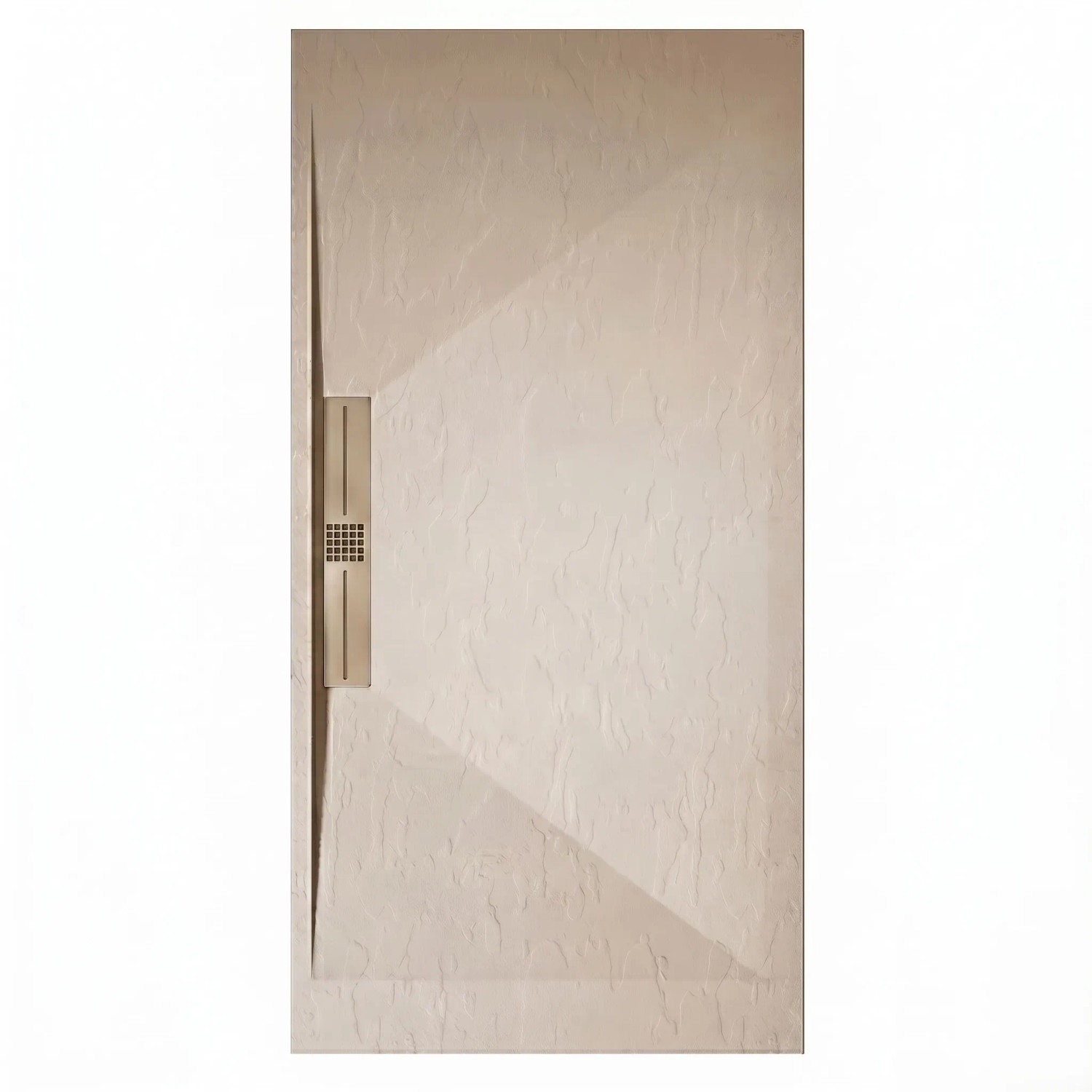 Mirlo Mineralguss Duschwanne Extra Flach Edis  Beige 70x100cm