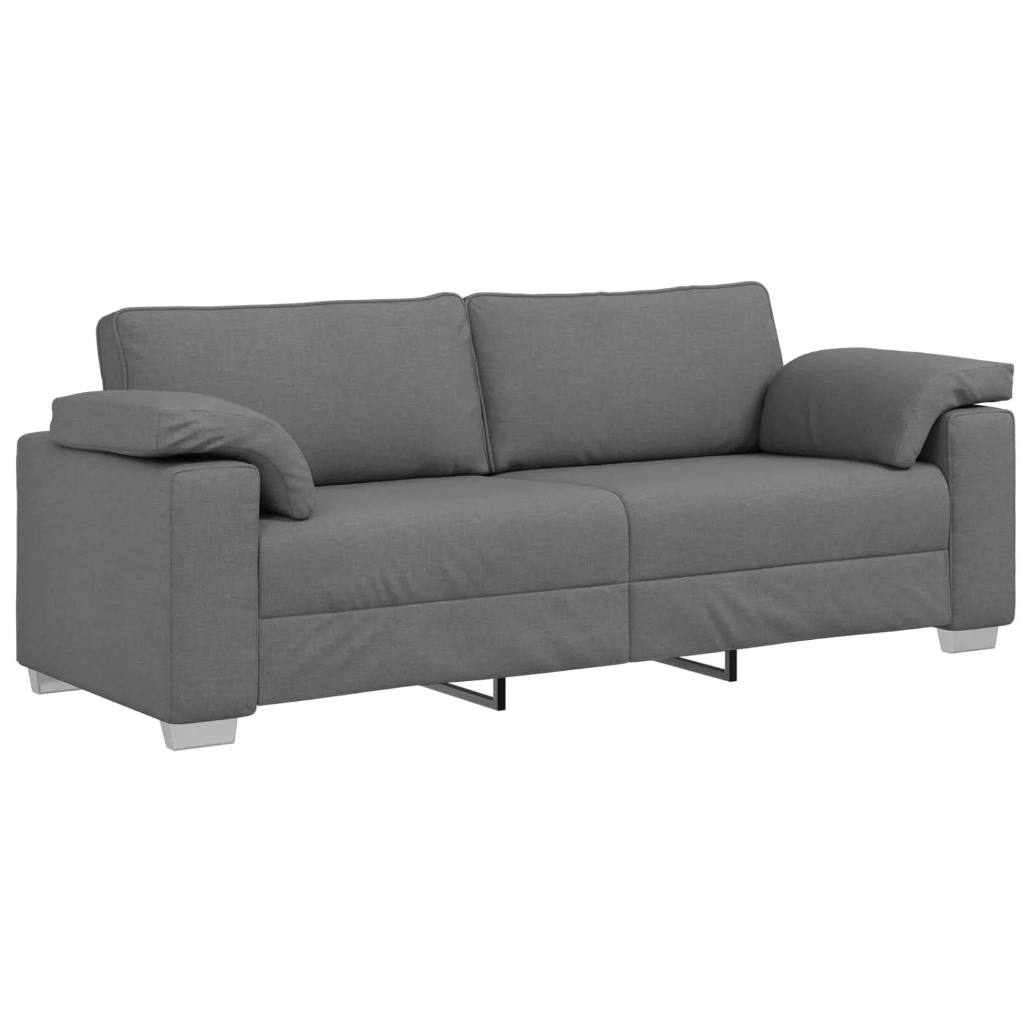 vidaXL Sofa Dunkelgrau 219 x 80 x 82 cm Stoff 4105238