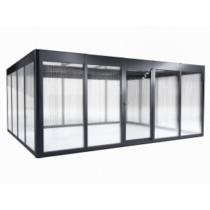 SunElements Gartenhaus SunGarden Select 5.4, anthrazit-metallic, 24,2 m².