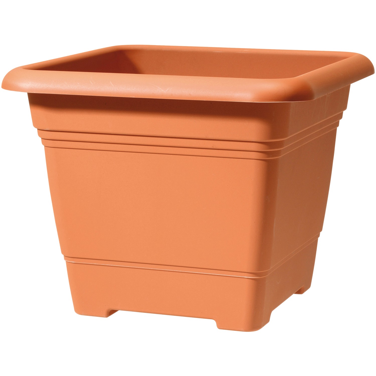 Scheurich Pflanzgefäß Nora 22,7 cm x 22,7 cm Terracotta günstig online kaufen