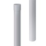 Inefa Fallrohr, 200cm, DN 100, Grau, aus PVC für die Ableitung von Regenwasser.