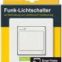 Funk-Lichtschalter Unterputz in Weiß von Schellenberg für die Hausfunksteuerung.