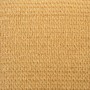 Sandfarbenes vidaXL Sonnensegel aus HDPE. Detailansicht der engmaschigen, UV-beständigen Gewebestruktur für effektiven Sonnenschutz.