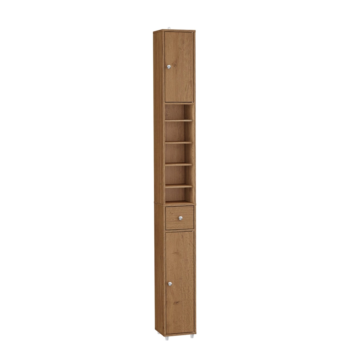 SoBuy Badezimmerschrank Hochschrank Badregal mit 6 Einlegeböden 20x180x20cm günstig online kaufen