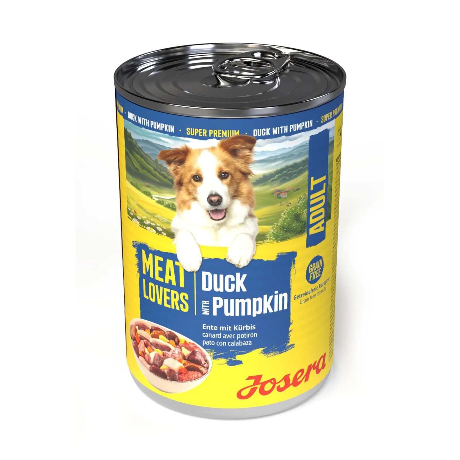 Josera Hunde-Nassfutter Meat Lovers Menu Duck & Pumpkin 400 g