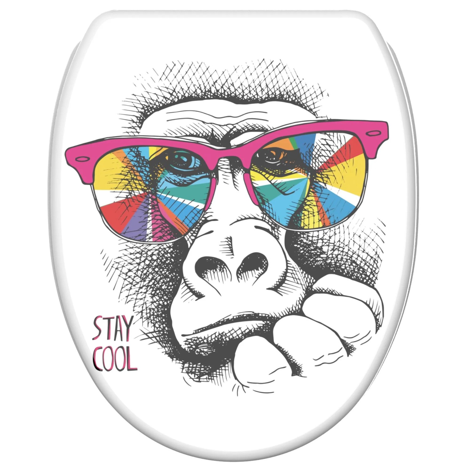 SANILO WC Sitz mit Absenkautomatik Top Fix Stay Cool