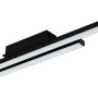 Moderne Eglo LED-Deckenleuchte Fraioli-Z, 2-flammig, schwarz-weiß, steuerbar per App.
