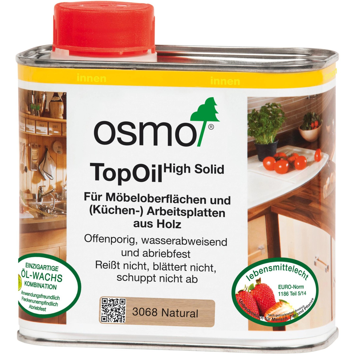 Osmo TopOil Pflege Natur-Weiß 500 ml