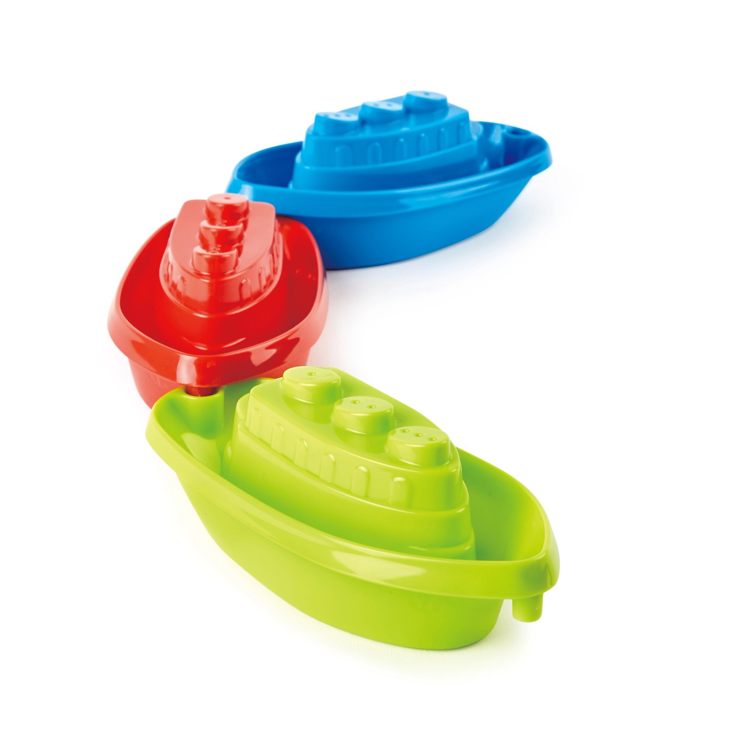 Hape Sandspielzeug Strand- und Badeboote 3-teilig Mehrfarbig