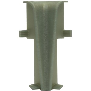 Innenecke Modern 60 Silber für Laminat & Parkett, Zubehör für Sockelleisten.