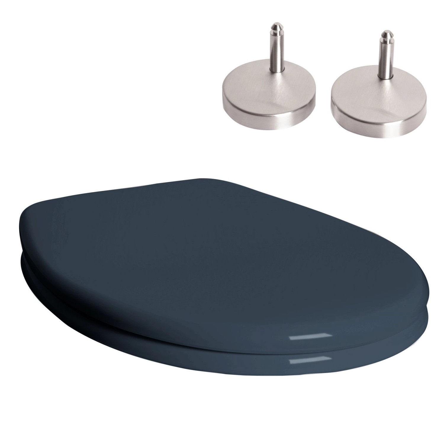 Jet-Line WC-Deckel in Anthrazit aus Thermoplast mit Absenkautomatik günstig online kaufen