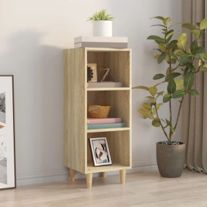 vidaXL Sideboard Sonoma-Eiche 34,5x32,5x90 cm Holzwerkstoff 812378