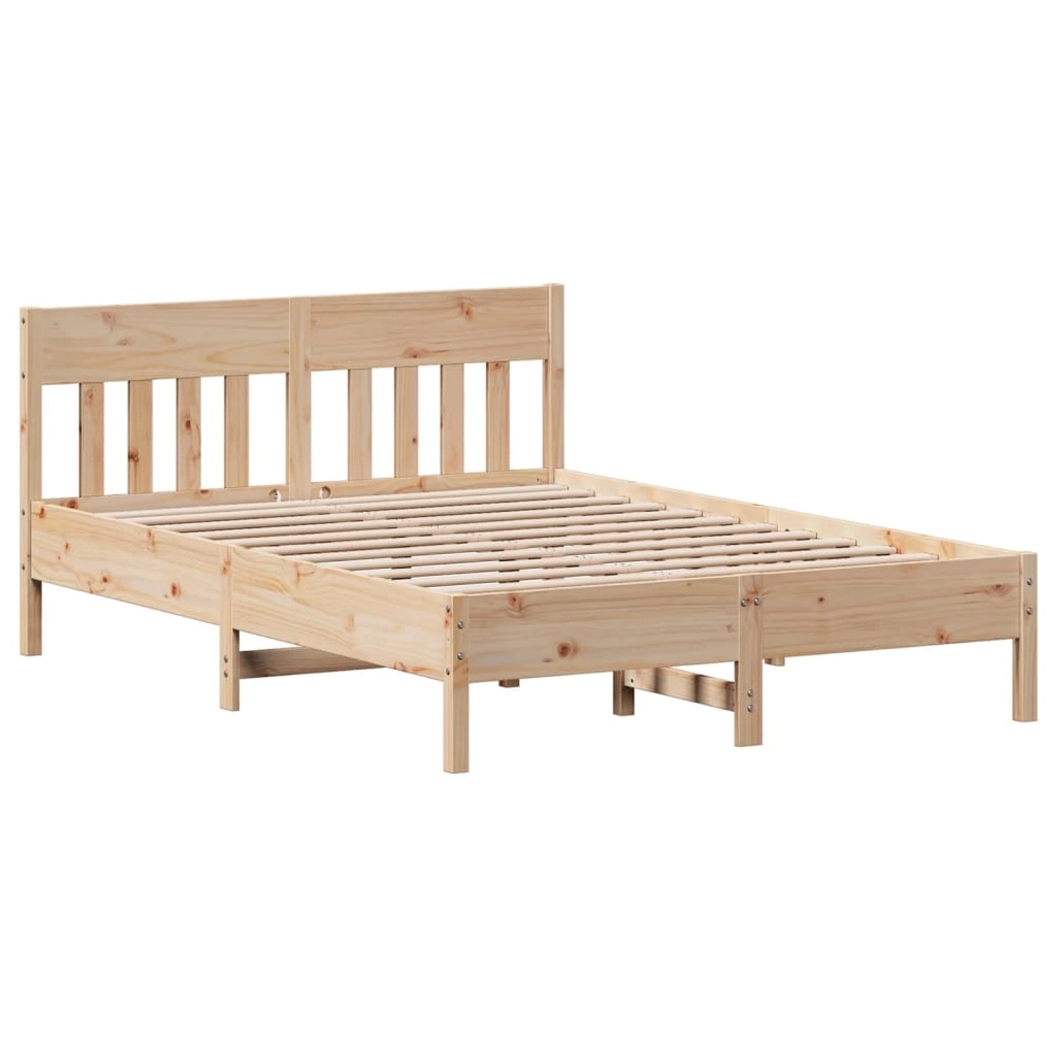 vidaXL Massivholzbett ohne Matratze 120x190 cm Kiefernholz 842670 günstig online kaufen