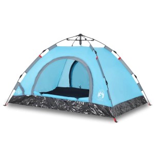 vidaXL Campingzelt 2 Personen Blau Quick Release 4004162