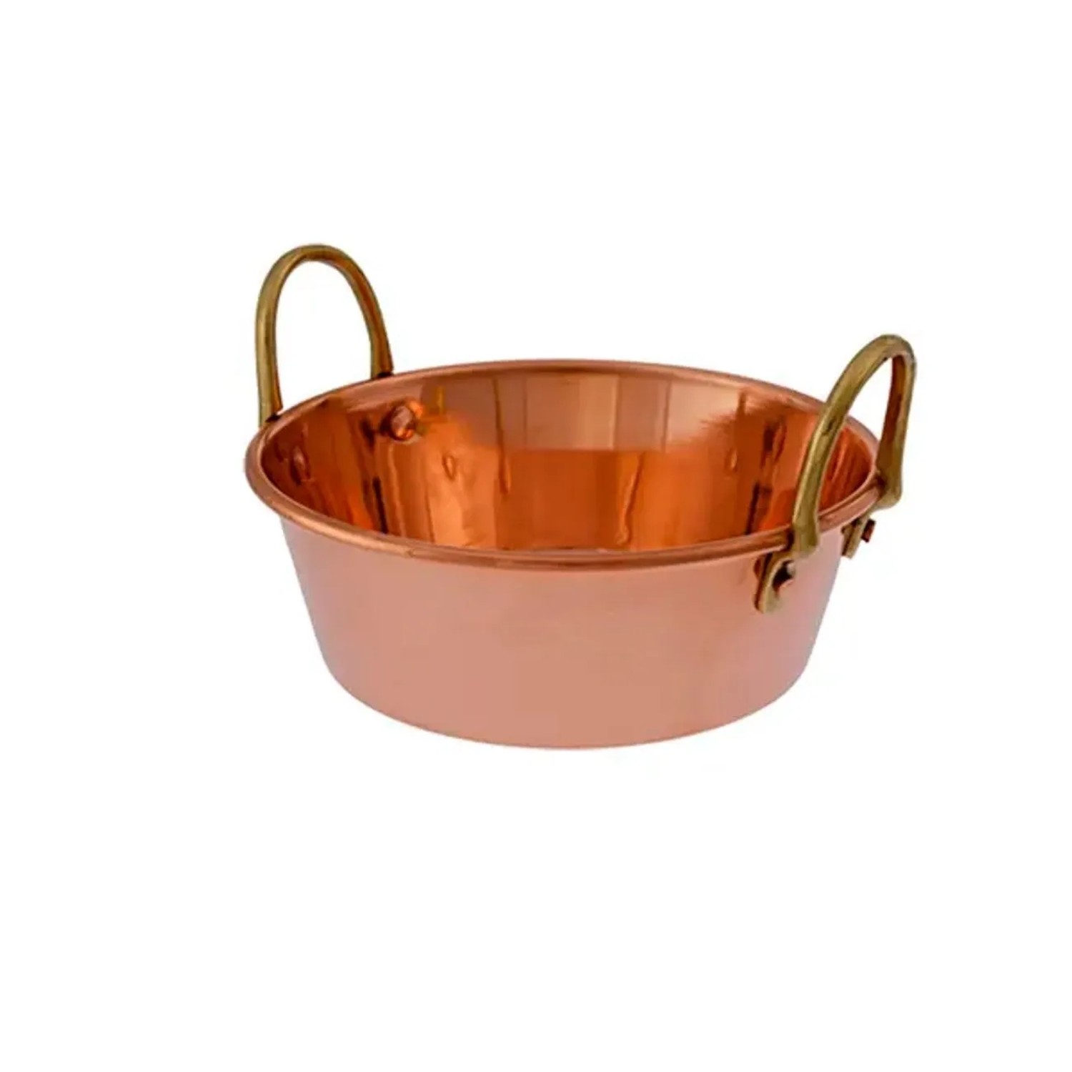 Ich-Zapfe Marmeladentopf Kupfer Messing 26 Cm Durchmesser