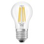 Osram LED-Lampe E27 Tropfenform, 3,4W, warmweiß, klar. Filament-Technologie für dekorative Beleuchtung.