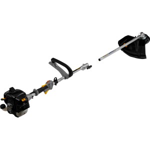 Alpina Benzin-Multi-Tool AMT 26 5 in 1 mit Rasentrimmer-Aufsatz für Gartenarbeiten.